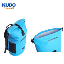 Novo cooler 30L Roll Top de PVC isolado à prova d&#39;água mochila para pesca e camping